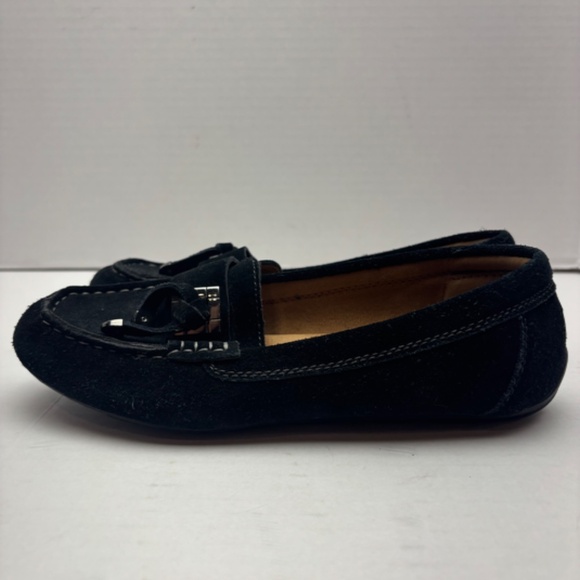 Montana Black Suede Casual Moccasin Size 7M - Picture 5 of 7